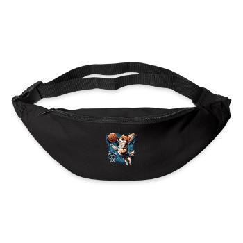 Chihuahua | Basketball | Player | Sport | Dunk | - Bum bag - black - Front