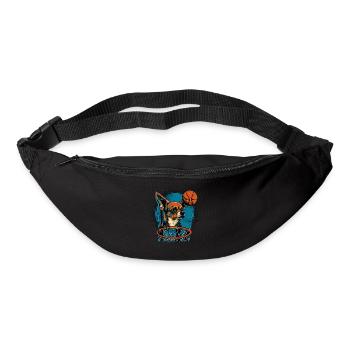 Chihuahua | Basketball | Player | Sport | Dunk | - Bum bag - black - Front