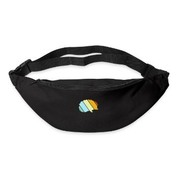 Igel Retro - Gürteltasche - Schwarz - Vorne