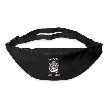 Kids Dinos Birthday Party | Awesome since 2018 - Bum bag - black - Front