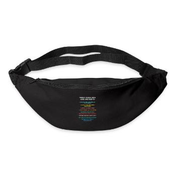 ADHS - Gürteltasche - Schwarz - Vorne