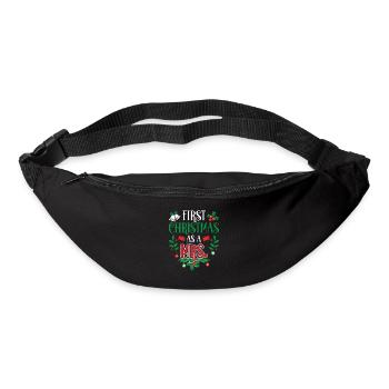 Erste Weihnachten Als Ehefrau Erstes Weihnachten - Gürteltasche - Schwarz - Vorne