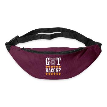 Chasseurs Chasse au sanglier - Sac banane - bordeaux  - Devant