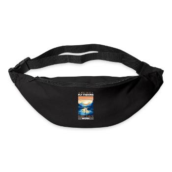 Love Fly Fishing more than Work for Anglers and - Gürteltasche - Schwarz - Vorne