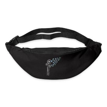 Chinchilla Dandelion Flower For Dandelions Lover - Bum bag - black - Front