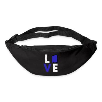 Cornhole corn hole - Bum bag - black - Front