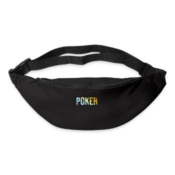 Poker Rétro - Sac banane - noir - Devant