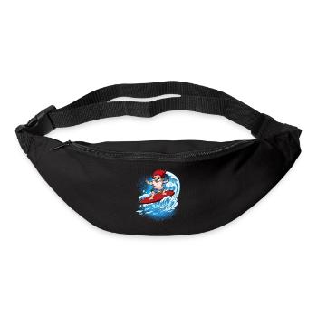 Wave surfers Surfers Surfers - Bum bag - black - Front