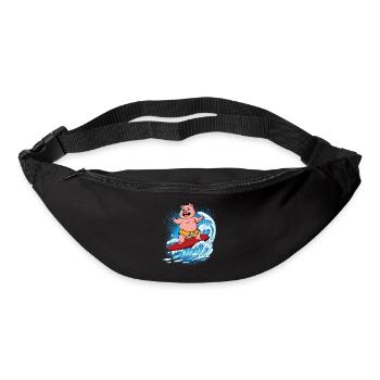 Wave surfers Surfers Surfers - Bum bag - black - Front