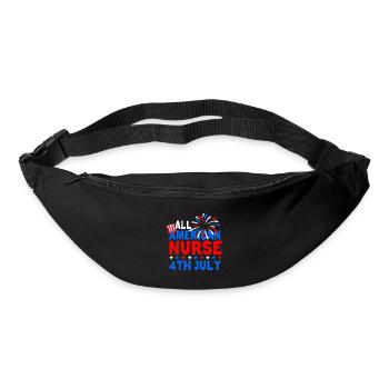 July 4th All American Nurse - Bum bag - black - Front