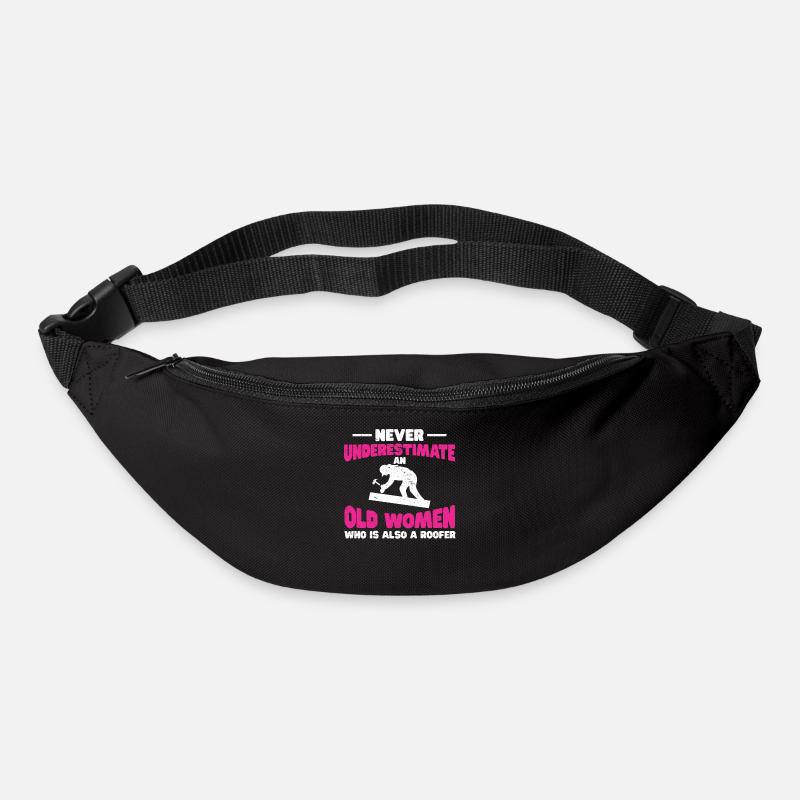 Dachdecker Geschenk Arbeit Handwerker Dachdecker - Gürteltasche - Schwarz