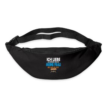 Ich Liebe es immer wenn meine frau Grillsaison - Gürteltasche - Schwarz - Vorne
