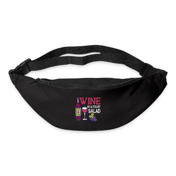 Winzer Wein Spruch für Weinliebhaber - Gürteltasche - Schwarz - Vorne