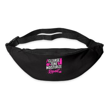 Cute Licensed Esthetician Skincare - Bum bag - black - Front
