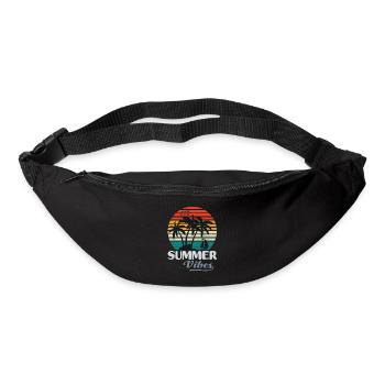 Sailing Sailors Summer Vibes Sailor Gifts - Sac banane - noir - Devant