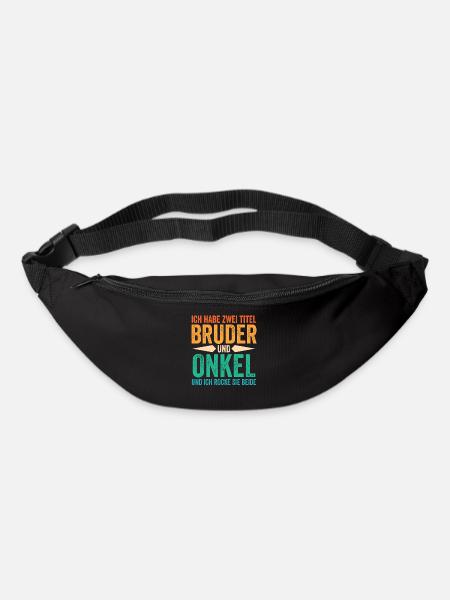 Ich Habe Zwei Titel Bruder Und Onkel - Gürteltasche - Schwarz