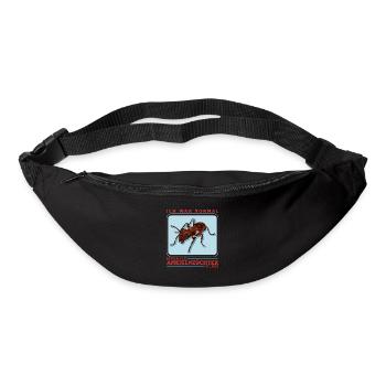 Fourmis Ferme Formicarium Cadeau de fourmi - Sac banane - noir - Devant