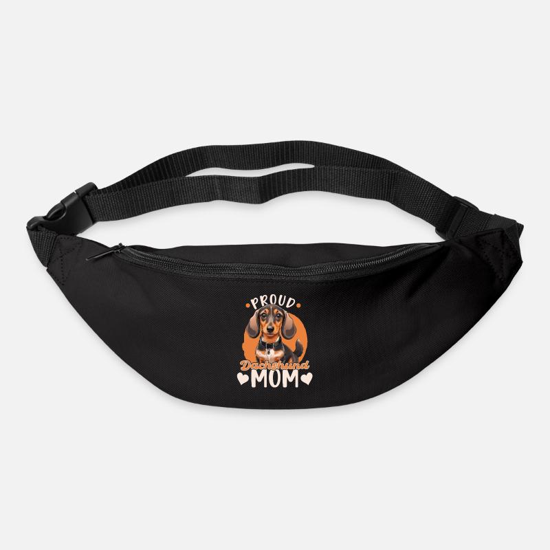 Proud Dachshund Mom - Bum bag - black