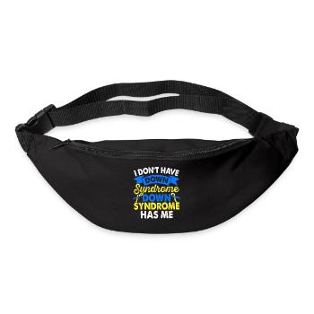 Don't Have Down Syndrome Awareness Month Yellow - Bum bag - black - Front