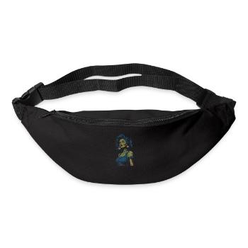 Zombie Halloween Lady - Sac banane - noir - Devant