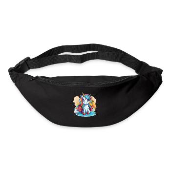 Unicorn Schoolchild School Enrollment Girl Gift - Bum bag - black - Front