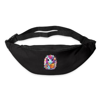 Unicorn Schoolchild School Enrollment Girl Gift - Bum bag - black - Front