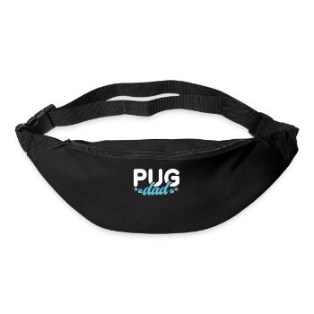 Pug Gifts for Pug Lovers - Bum bag - black - Front