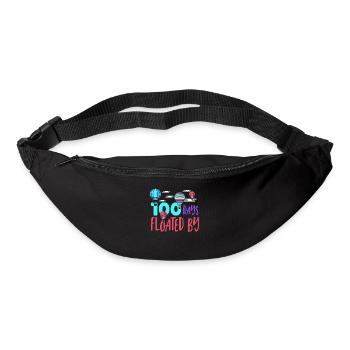 100 Tage flogen vorbei 100 Tage Schule 100ster - Gürteltasche - Schwarz - Vorne