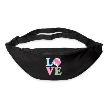 Fabrication de savon, savonnier, savonologue - Sac banane - noir - Devant