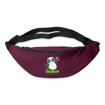 Panda Book - Bum bag - burgundy - Front