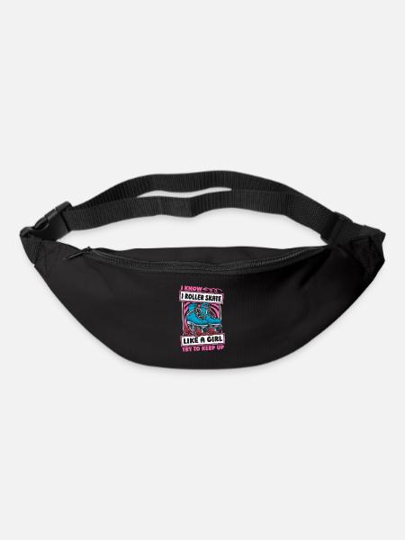 Rollschuhe Rollschuhlaufen - Gürteltasche - Schwarz