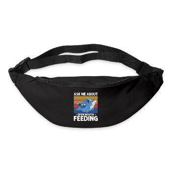 Orca Beobachtung für Buckelwale und Meerwale - Gürteltasche - Schwarz - Vorne