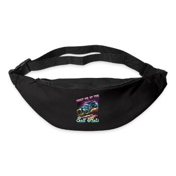 Hot Rod Meet Me At The Salt Flats, Muscle Car Rat - Sac banane - noir - Devant