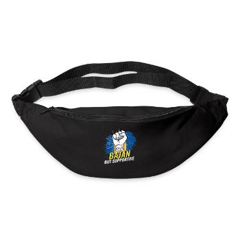 Not Bajan But Supportive Barbados Flag Country - Bum bag - black - Front