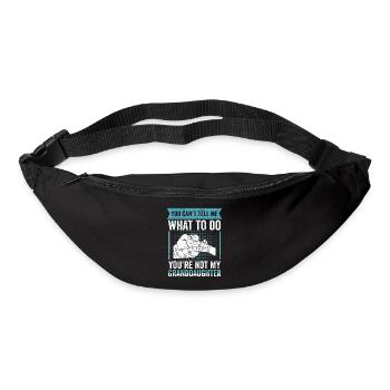 Pas ma petite-fille - Sac banane - noir - Devant