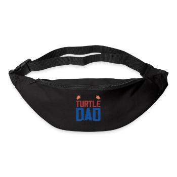 Sea Turtle Tortoise Dad Best - Sac banane - noir - Devant