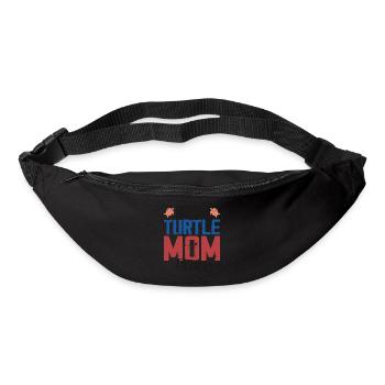 Tortue de mer Tortue Maman Best - Sac banane - noir - Devant