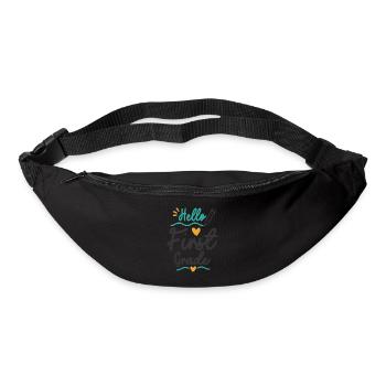 Hallo Lehrerschüler der ersten Klasse - Gürteltasche - Schwarz - Vorne
