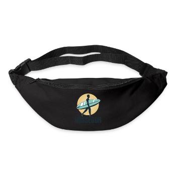 Hossegor France Pays Basque Surf - Sac banane - noir - Devant