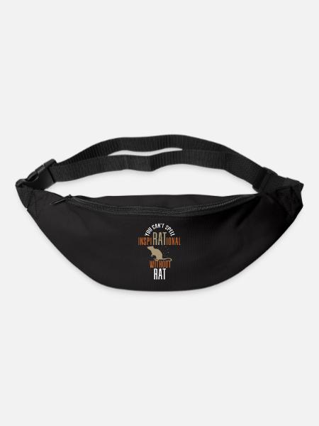 Conseil Vous ne pouvez pas épeler InspiRATional - Sac banane - noir