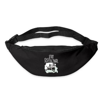 Rat Stay RATional Be RAtional Rat Lover - Bum bag - black - Front