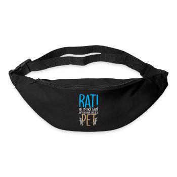 Rat! No, I'm not a rat, but I have - Bum bag - black - Front