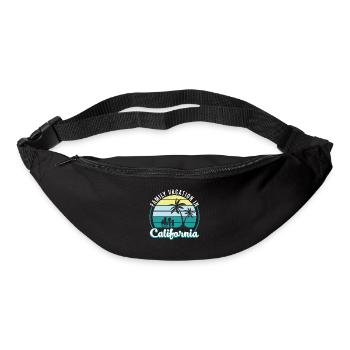 Vacances en famille - Sac banane - noir - Devant