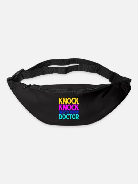 Knock Knock Who’s There Docteur 13 - Sac banane - noir