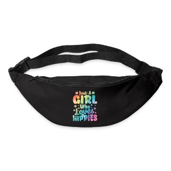 Peace Tie Dyeing Groovy - Bum bag - black - Front