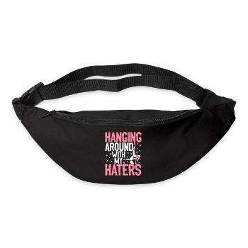 Acrobate de soie aérienne - Sac banane - noir - Devant