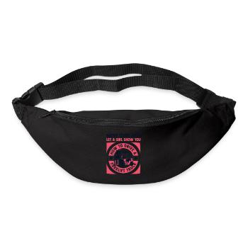 Let A Girl Show You How To Drive Telehandler - Bum bag - black - Front