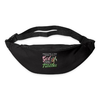 Sea Turtle Tortoise Once Upon A - Bum bag - black - Front
