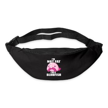 Costume de Blobfish - Visage de poisson Blob laid - - Sac banane - noir - Devant