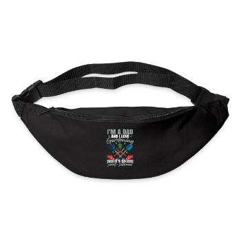 Lustiger Gartenvater-Witz Vatertag - Gürteltasche - Schwarz - Vorne